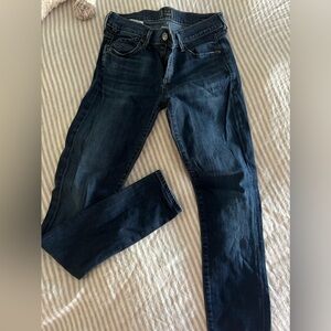 COH worn once- low rise skinny jean dark rinse